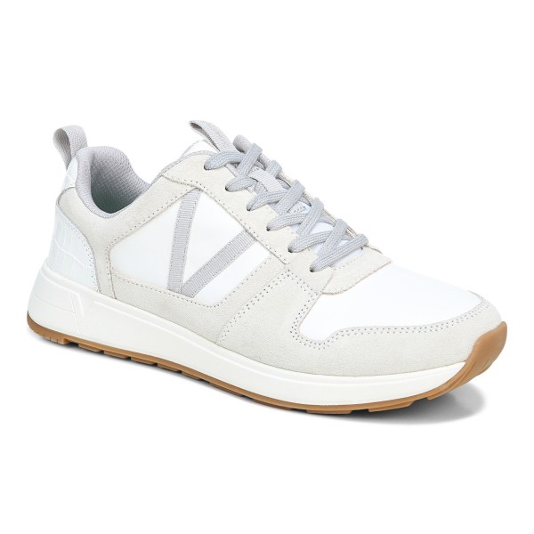 Vionic Trainers Ireland - Rechelle Sneaker White - Womens Shoes Discount | HMCVW-6053